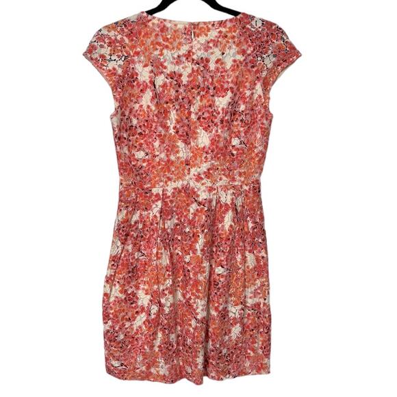 Madewell Floral Mini Dress in Orange and White - Picture 8 of 10